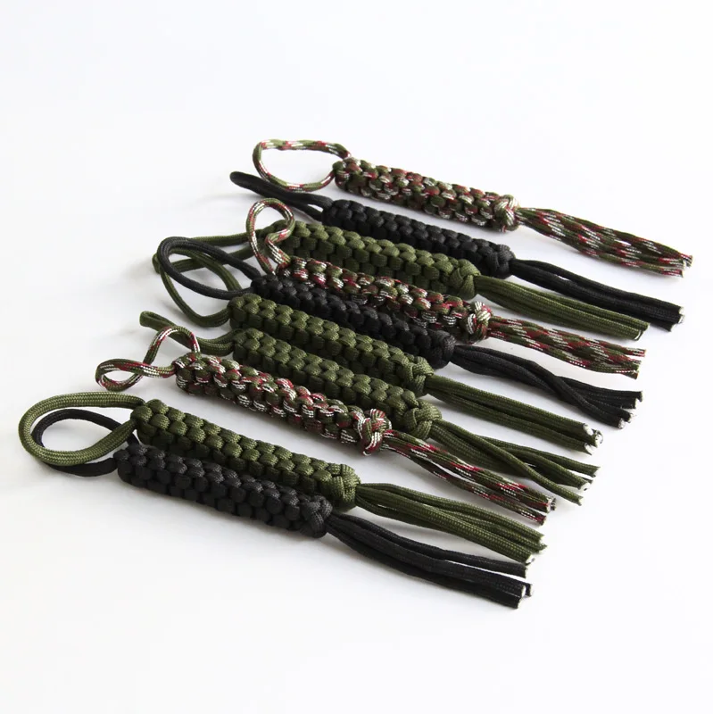 10 قطع سكين الحبل Paracord والعتاد Trave أطقم 550 المظلة الحبل سلسلة برنامج تشغيل USB الحبل