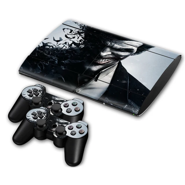 Cheap Vinyl Batman Skin Sticker For Sony PlayStation 3 Super Slim Console and Controller Skins