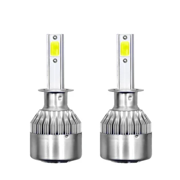 

H1 COB Car LED Headlight Bulbs 72W 7200lm IP68 Waterproof Led Auto Headlamp Led Light Bulb for HONDA VW NISSAN SKODA TOYOTA