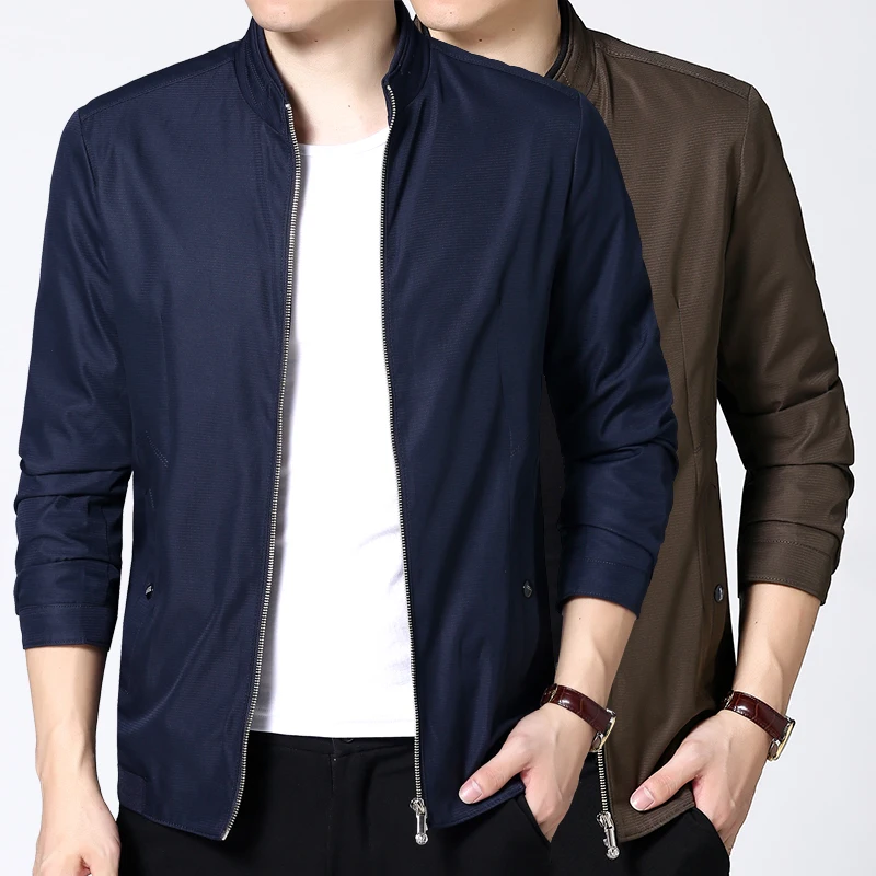 2017 New Arrival Spring and autumn men s blazer men jacket coats zipper thin High Quality
