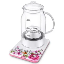 Электрический чайник стеклянный Электрический многофункциональный полностью автоматический вареный чай-Жареный травяной горшок