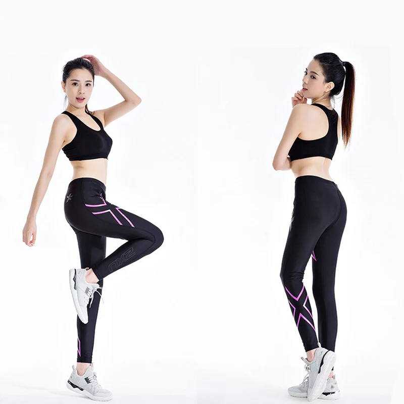 

Sports Running Pants Unisex Elastic Breathable Exercise Long Pants Men Women Yoga Pants Workout Fitness SlimTrouser