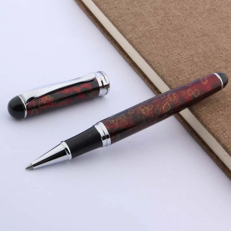JINHAO 750 Горячие цветные шахматные средние металлические школьные ручки|rollerball