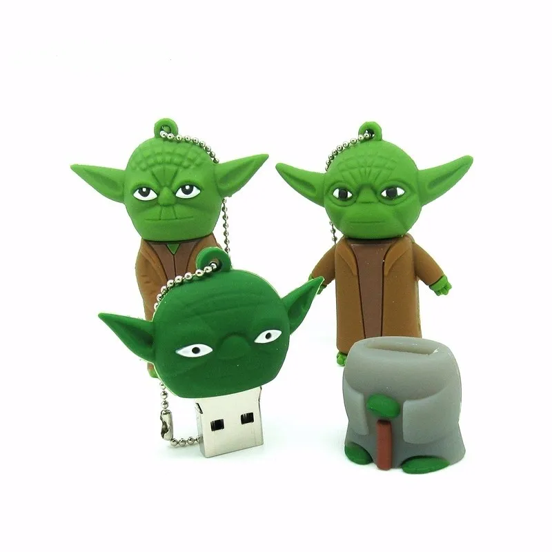 Звездные войны usb флэш накопитель Jedi master Yoda pendrive 4G 8G 16G 32G карта памяти u диск