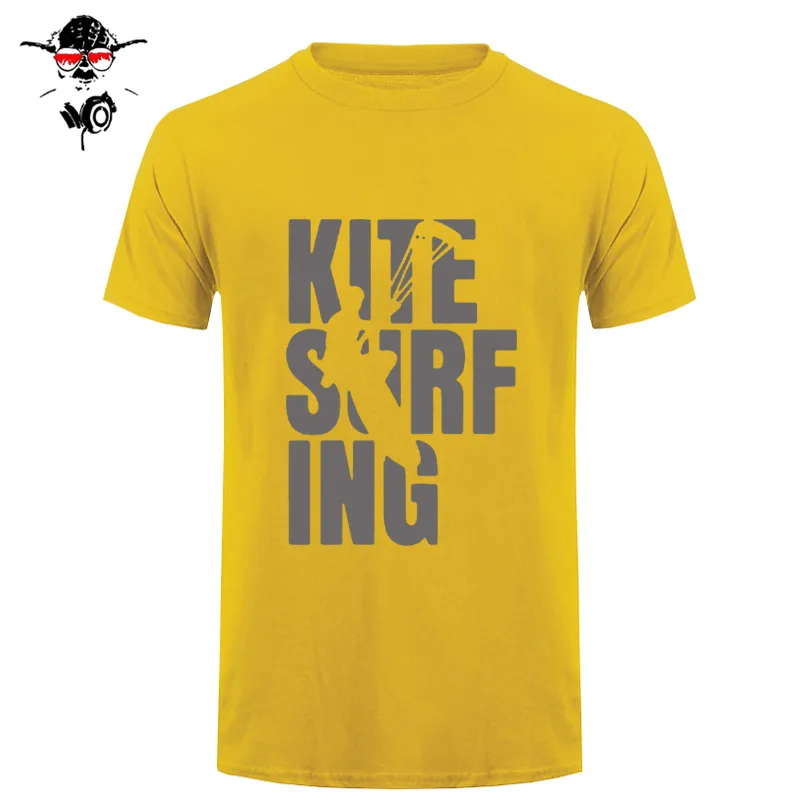 Футболка с кайтсерфингом и надписью «EAT SLEEP», крутая футболка с надписью «Surfinger», забавный подарок, футболка с круглым вырезом, футболка в стиле Харадзюку - Цвет: 28