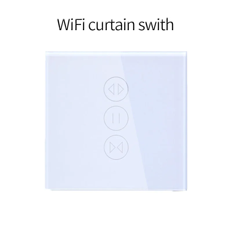 

Wifi curtain switch touchswitch wall switch voice control by Alexa / Google phone control For Electric curtain motor smart home