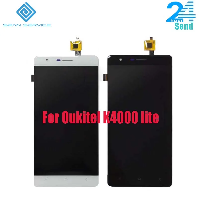 Цена Для 100% оригинальный Oukitel K4000 lite ЖК дисплей + сенсорный экран в сборе протестированный ЖК дигитайзер стеклянная панель Замена 5,0 дюймов