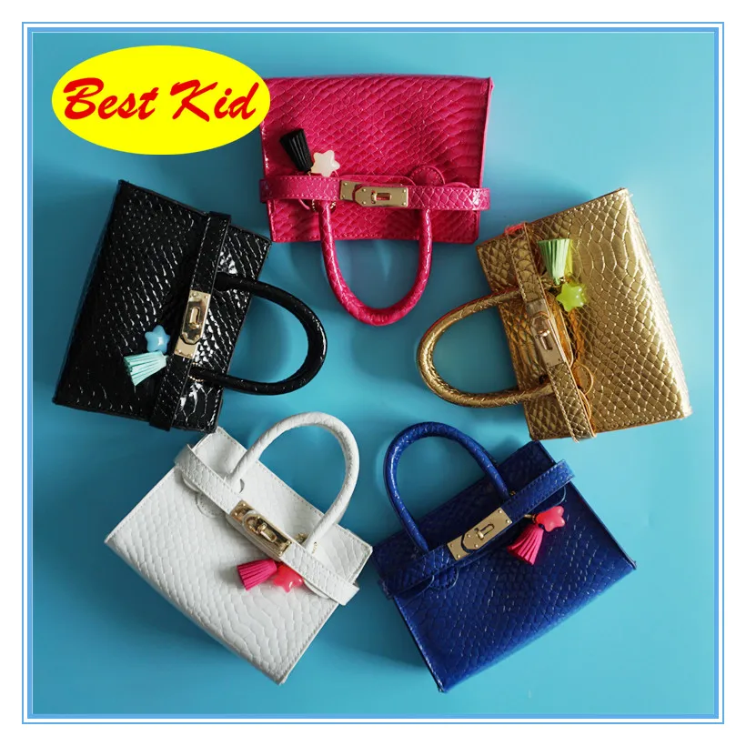

BestKid Bags! Classic Stylish handbags for Childrens Kids Twinkle Totes Baby girls mini brand bags Princess Party bags SMT029