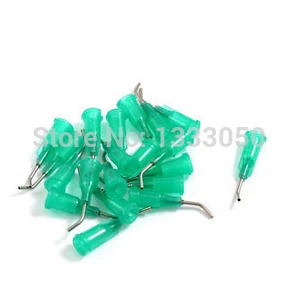 

20 Pcs 18ga Stainless Steel 45 Degree Bent Tip Dispenser Needles Tips