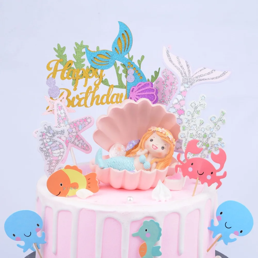 Little Mermaid Party Cupcake Wrappers Happy Birthday Cake Topper Birthday Party Decoration Under The Sea Theme Girl Party Supply Cake Decorating Supplies Aliexpress Little Mermaid Party Cupcake Wrappers Happy Birthday Cake Topper Birthday Party Decoration Under The Sea Theme Girl Party Supply Cake Decorating Supplies Aliexpress