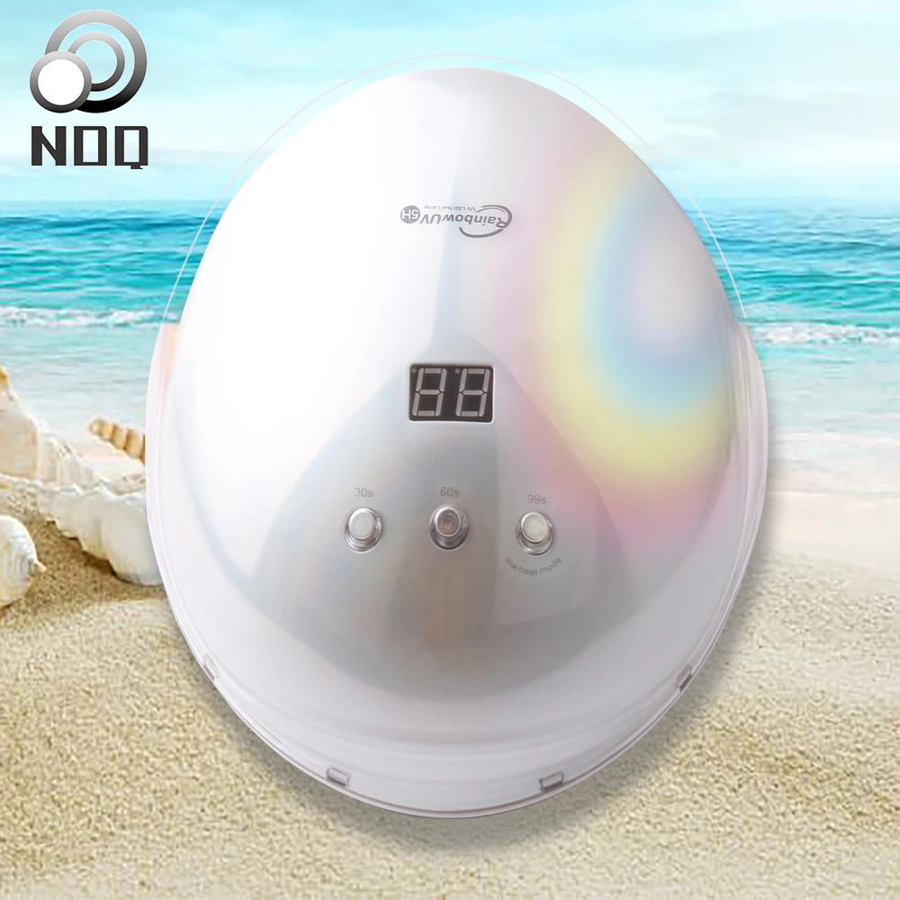 

NOQ Nail Dryer RainbowUV 5H Professional LED UV Lamp For Nails Max60W 30 Pcs Leds For Manicure Drying Gel Polish Nail Art Tools