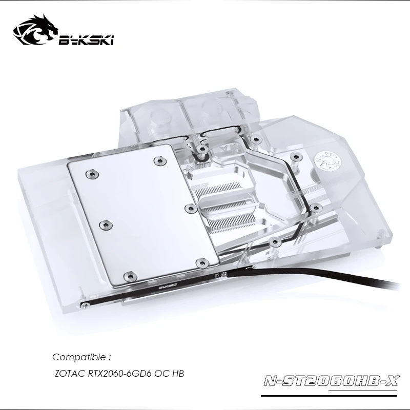 ^*Best Offers Bykski GPU cooler for ZOTAC RTX2060-6GD6 OC HB Full Cover Graphics Card water cooling Block,VGA Block N-ST2060HB-X
