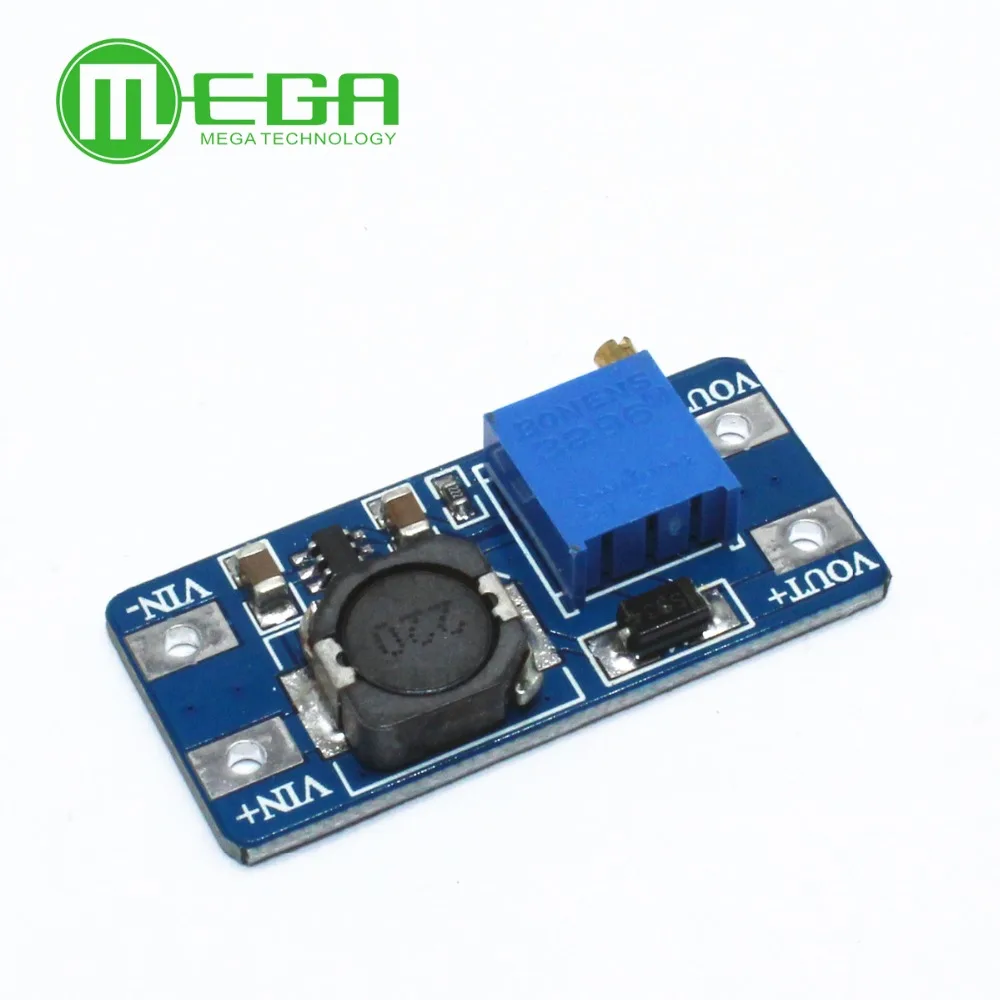

MT3608 2A Max DC-DC Step Up Power Module Booster Power Module For Arduino 3-5V to 5V/9V/12V/24V