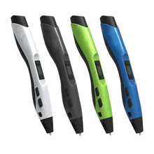 Fashion DIY Arts Drawing 3D Printing Pen 2016 New Arrival High Quality 3D Doodle Printer Pen With Free ABS PLA Plastic Filament