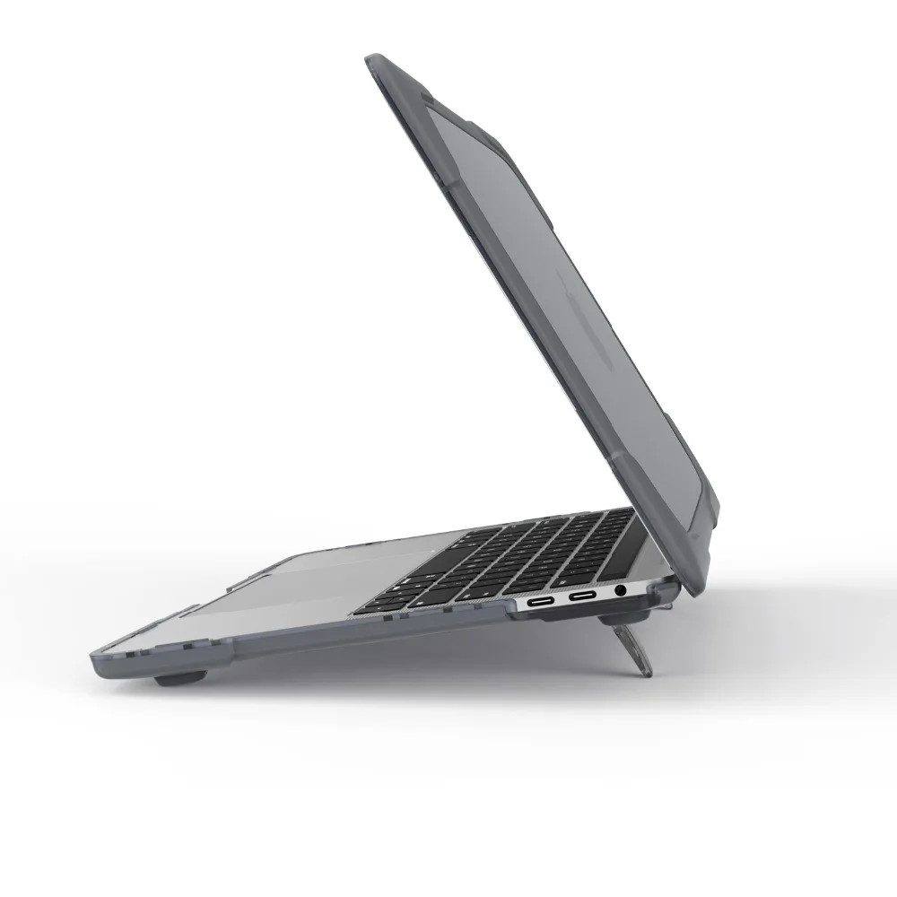 Newest Shockproof Laptop case cover for macbook pro 13 case,Foldable Stand Shell for macbook pro 13 case touch bar a1707 a1708 a14662-2 (8)