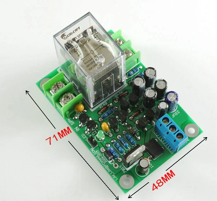 2-channel Stereo Speaker protection board NEW version CD LED