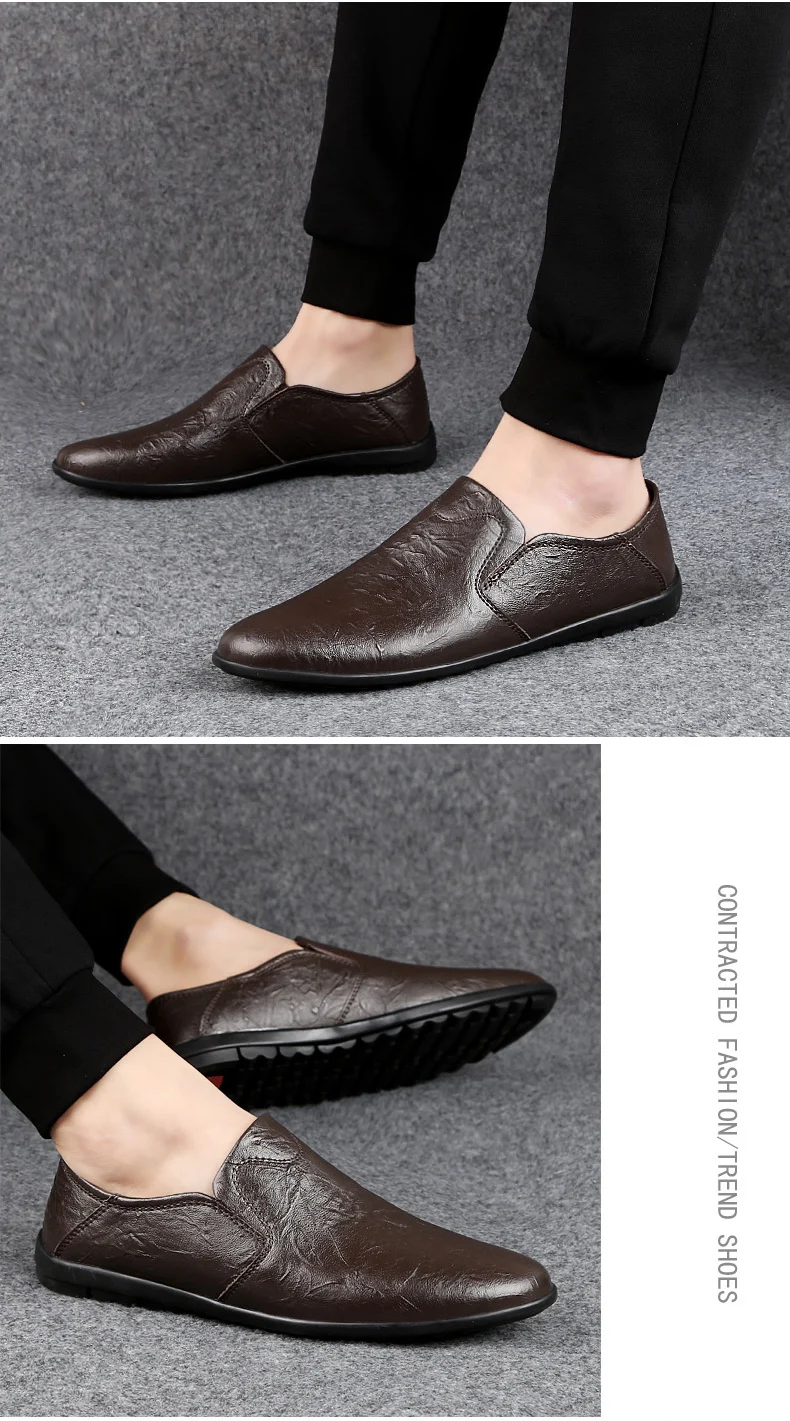 Г., модная обувь для вождения мужские кожаные лоферы Летняя Повседневная дышащая обувь в деловом стиле zapatillas hombre HC-030
