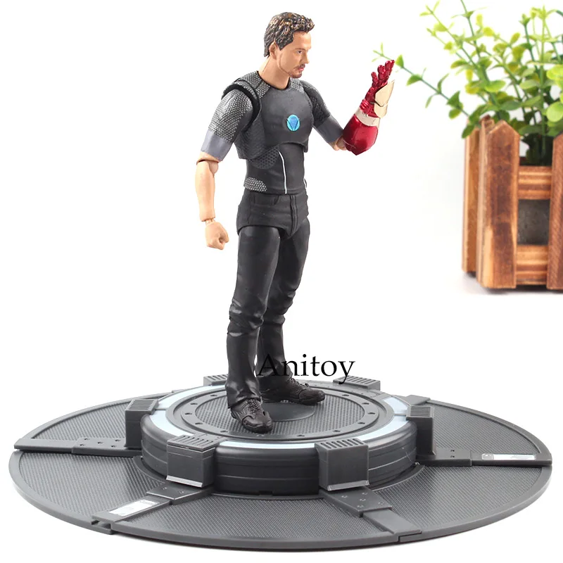 

SHFiguarts SHF Iron Man Tony Stark with Tony's Powerd Stage PVC Marvel Action Figures Collection Model Toys for Boys Gifts