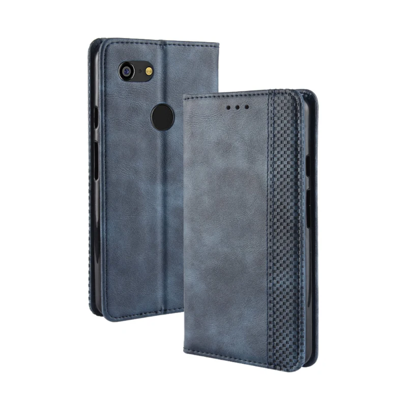 Google Pixel 3 3XL Retro leather flip case_95