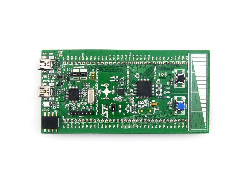 ST оригинальный MB 1076 C 01 STM32 F0 обнаружения доска STM32F072B DISCO для STM32F0 серия паяный