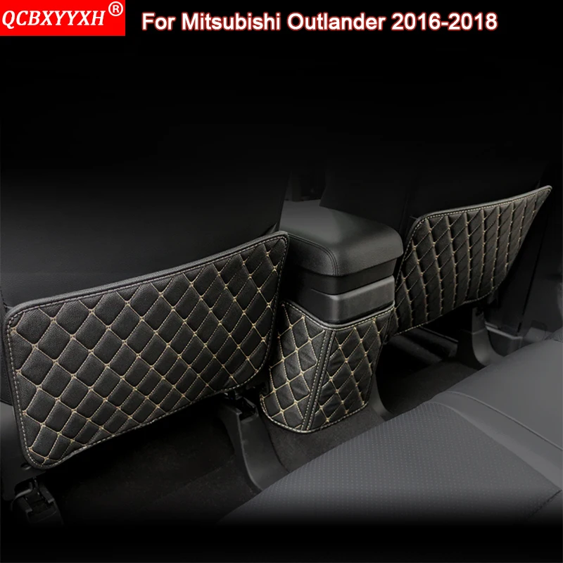 

QCBXYYXH Car Styling Interior Seat Protector Side Edge Protection Pad Stickers Anti-kick Mats For Mitsubishi Outlander 2016-2018