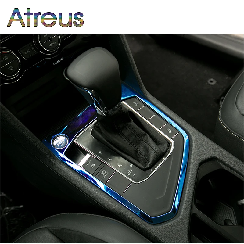 Atreus 1 шт. автомобильные наклейки на заднюю панель переключения передач для VW Tiguan 2