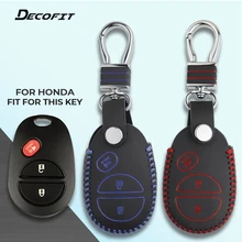 Автомобильный чехол для ключей Toyota Sienna Tacoma Tundra Sequoia, кожаный чехол для ключей с дистанционным управлением, защитный чехол для ключей