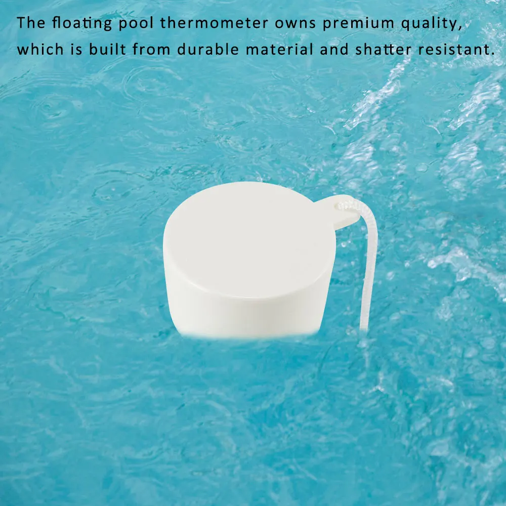 Плавающий Термометр для бассейна прочная температура воды со струной Небьющийся для бассейнов acuzzis аквариумов