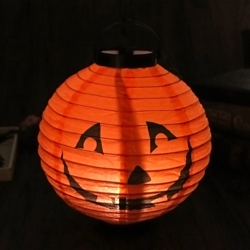 Decoration Paper Led Lantern Hanging Pumpkin Lamp Party Aeproduct