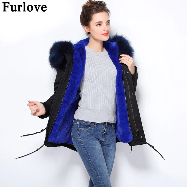 Furlove 2017 армейская зеленая черная камуфляжная куртка Женская парка с капюшоном из
