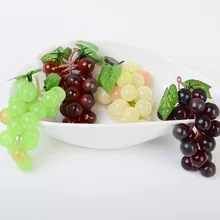22 шт. с 1 бутоном, искусственный виноград Пластик имитация овощей фруктов игрушечные овощи домашний праздничный садовый декор