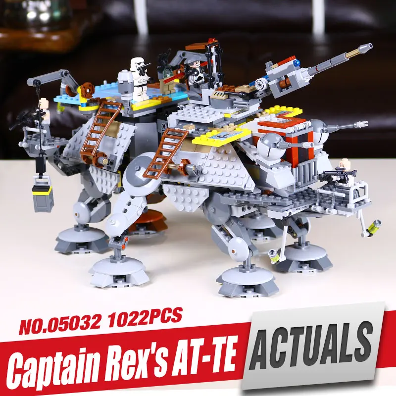 Free Shipping 2016 New font b LEPIN b font 05032 Star Wars Captain Rex s AT