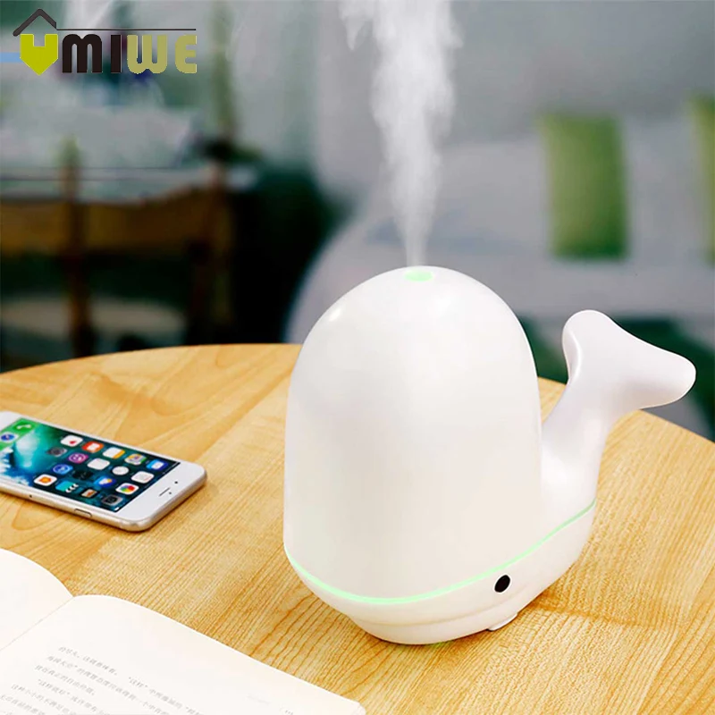 Creative Pat Light Whale Air Humidifier Ultrasonic Aroma Essential Oil