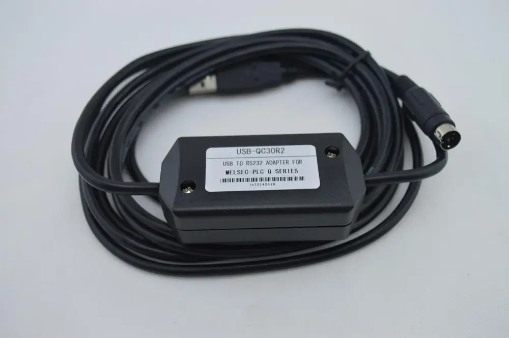 USB-QC30R2 Кабель для программирования для Mitsubishi Q серии PLC GT1020 GT1030, поддержка WIN7, есть