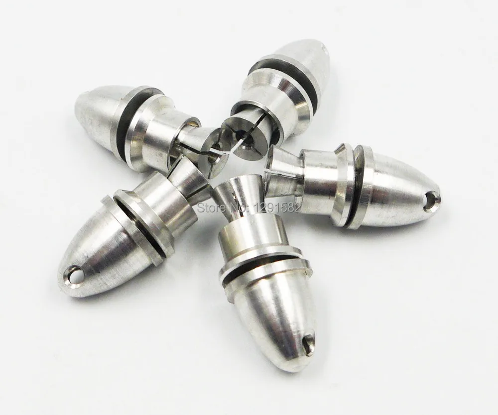 

5pcs 3.17mm RC Aluminum Bullet Propeller Adapter Holder for Motor Prop and Speed Controller