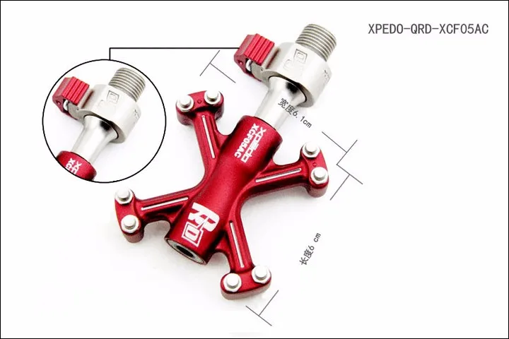 Wellgo QRD-XCF05AC быстросъемные сверхлегкие велосипедные педали 6061 Алюминиевые Кованые педали для шоссейного велосипеда горный велосипед 3 подшипника педали