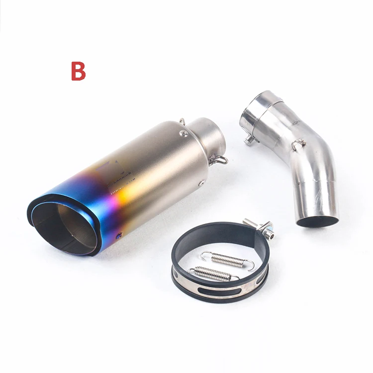 Slip On Motorcycle Exhaust Muffler Baffler Pipe Mid Link Pipe For Kawasaki Z900