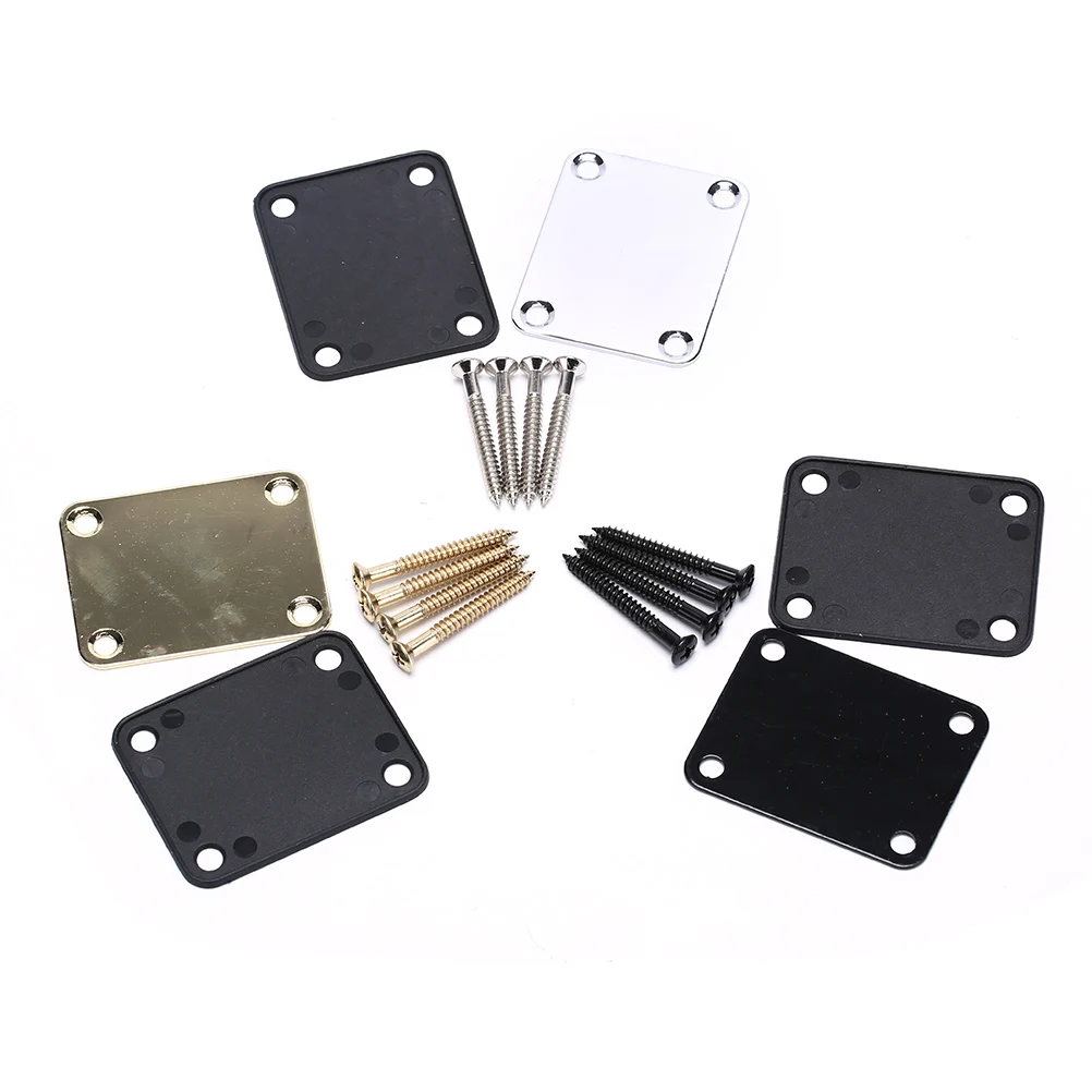 

3 colors Electric Guitar Neck Plate Neck Plate Fix Guitar Neck Joint Board Electric guitar reinforcement board