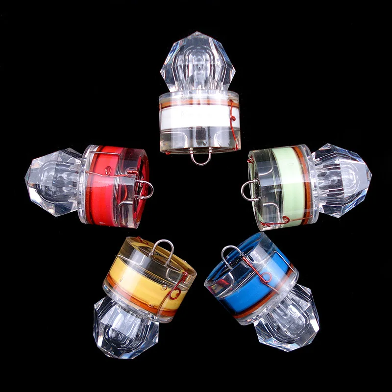 

4Pcs/Bag Fishing Squid High Pressure Gethering Light Under Water Fish Attracking Flash light Lures Red/Yellow/Blue/Green/White