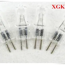 Низкие цены G5.3 220V 20 W/35 W/50 W/75 W лампы Аромалампа масляная лампа pin галогенная лампа светильник Ламповые бусины 5 шт./лот