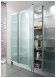 Популярные регулируемая алюминиевая рамка кухня шкафа стеклянные дверцы доступны в разных цветах