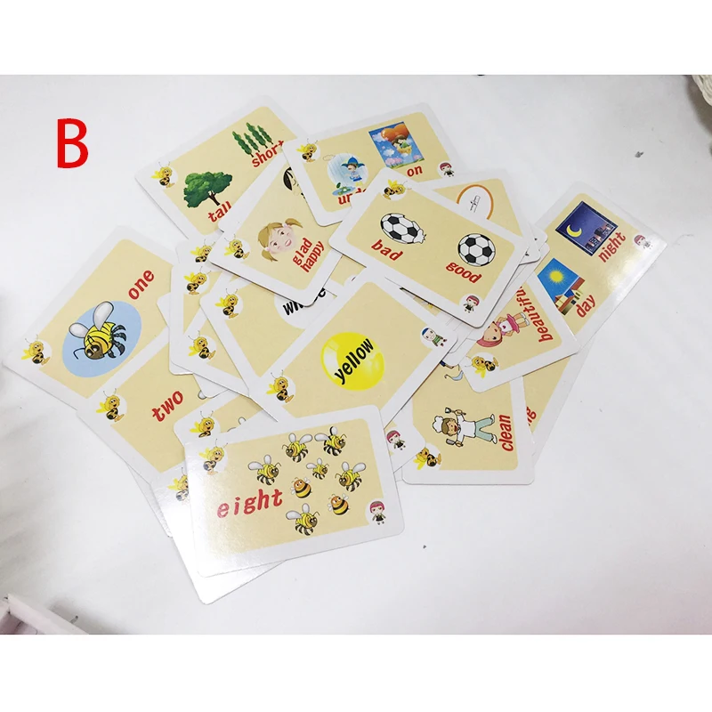 36pcs set creative preschool learning animal abc math cards book for abcmath