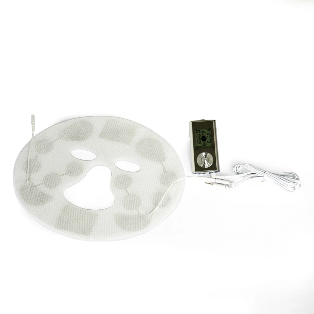

Dual Tens EMS Machine Digital Low Frequency Therapy device Electrical Muscle Stimulator+Tens face and eye pads Massager With LED