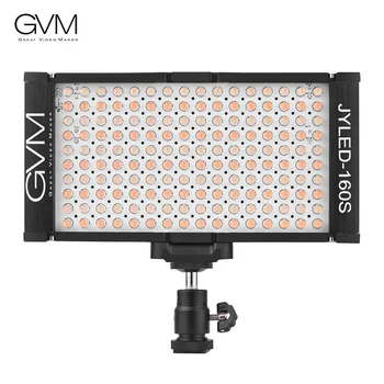 

GVM 160 LED Video Light Photo Studio Camera Light for Canon Nikon Sony Olympus DSLR Camera Photography Lighting