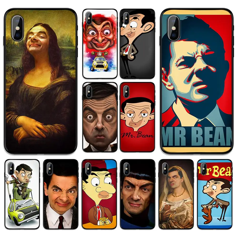 Funny and cute Mr. Bean Soft TPU Case Cover for Apple iPhone 6 6S 7 8 Plus 5 5S SE X XS MAX XR Silicone Cases | Мобильные телефоны