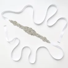 Роскошные свадебные пояса горный хрусталь кристаллы Свадебные ремни Белый Кот Кристалл аксессуары Выходные туфли на выпускной бал день рождения Пром 15 видов цветов