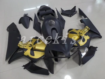 

3Gifts New Injection Molding Full Fairing kit Fit For Honda CBR600RR F5 2005 2006 05 06 600RR ABS fairings golden black matte