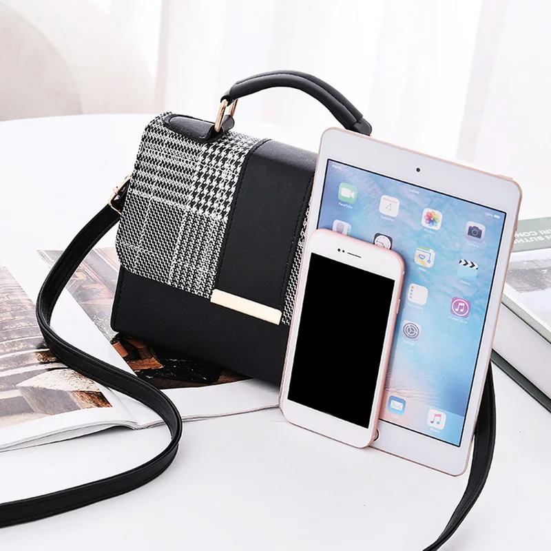 Women Bag Leather Handbags PU Shoulder Small Flap Crossbody Bags for Women Messenger