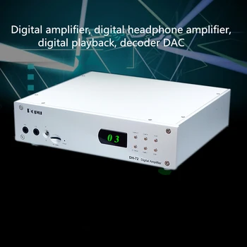 

POPU DH72 digital amplifier, digital headphone amplifier, digital playback, decoder DAC, Class-D Amplifier MFP.