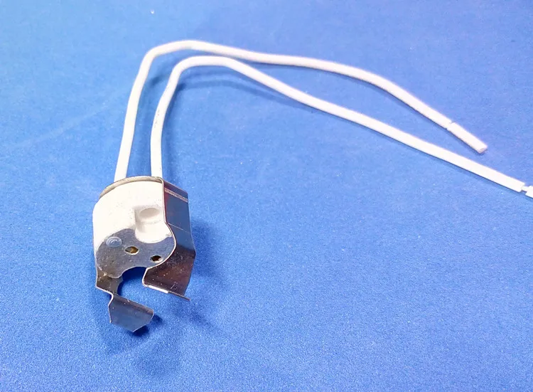 MR16 base with clip with wire g5.3 lamp holder with clip wire MR16 base